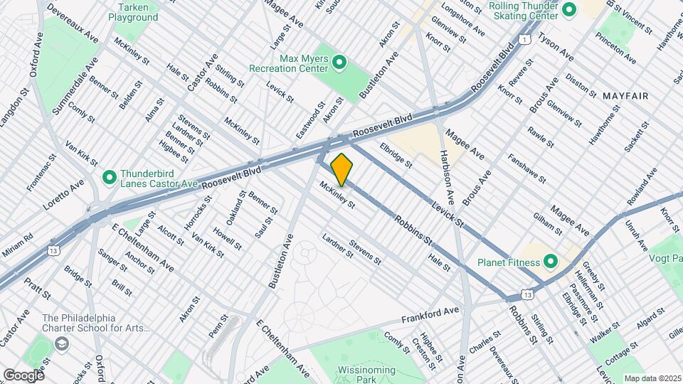 2057 McKinley St Mapa y Detalles de la Ubicación
