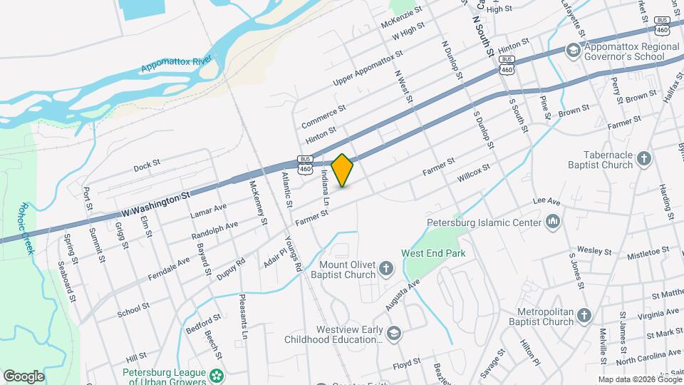 1348 Rome St Map and Location Details