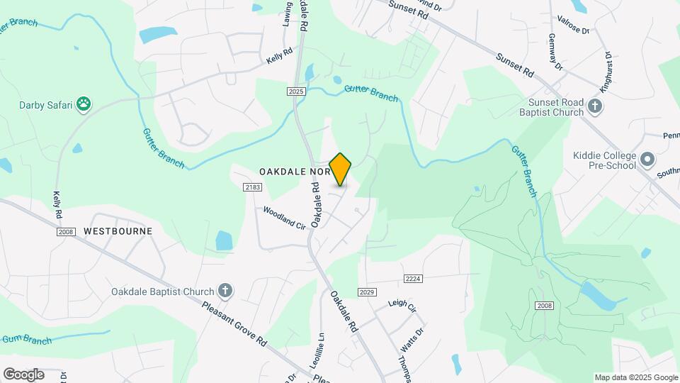 2507 Oakdale Creek Ln Map and Location Details