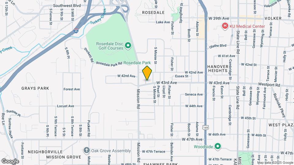 2912 W 43rd Ave Map and Location Details