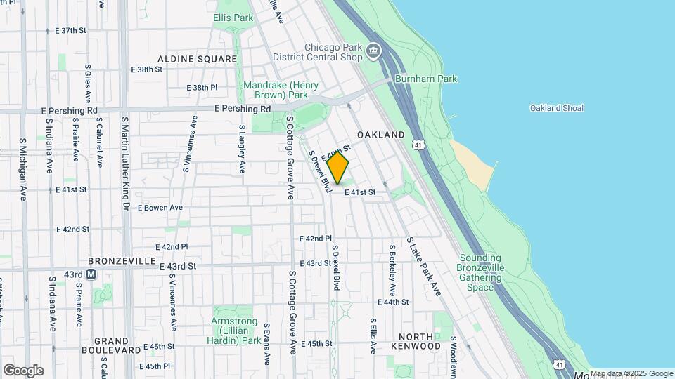 4043 S Drexel Blvd Map and Location Details