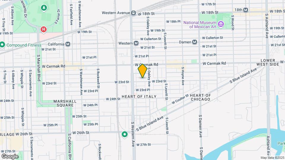 2320 W 23rd St Map and Location Details