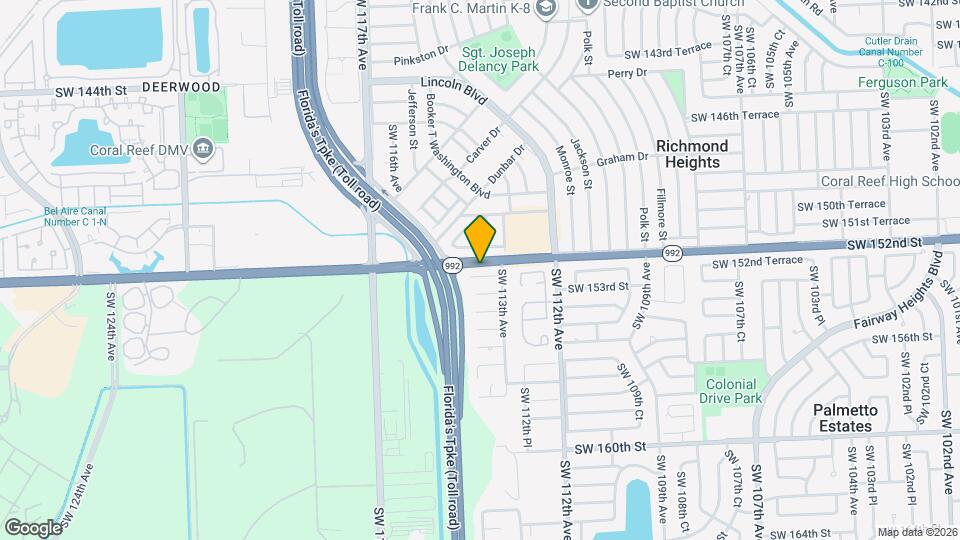 11335 SW 152nd Terrace Map and Location Details