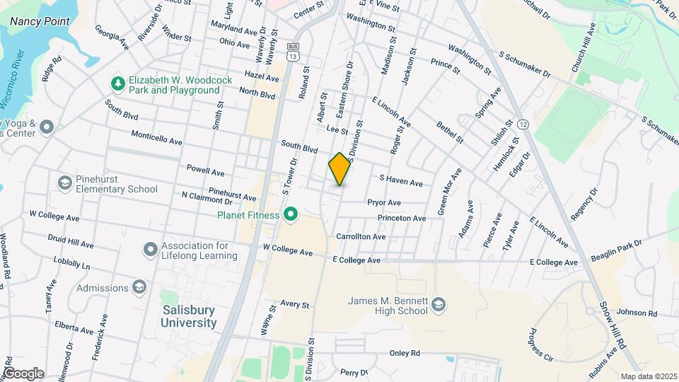 916 S Division St, Unit House Map and Location Details