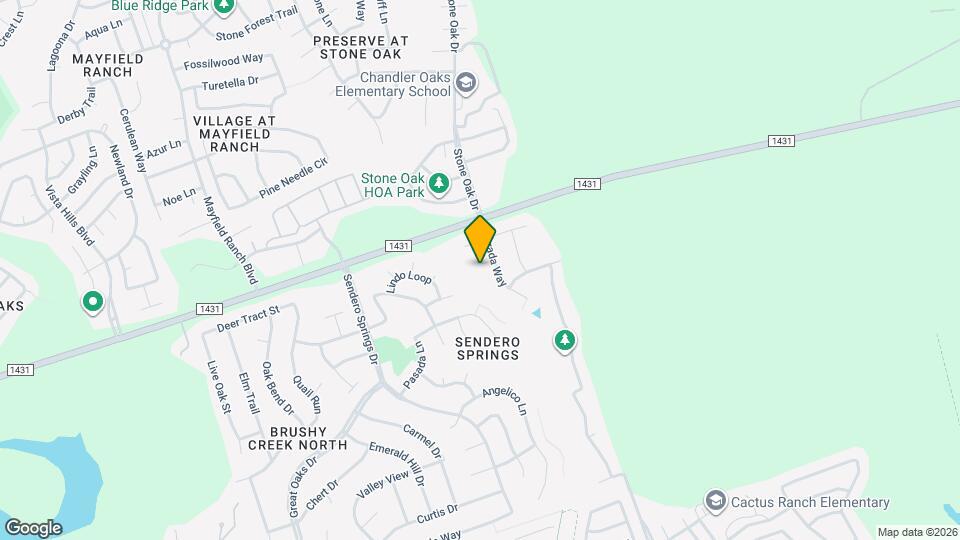 117 Calima Cove Map and Location Details