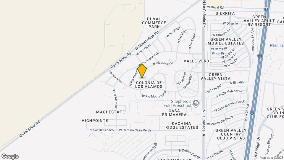 752 W Rio San Pedro Map and Location Details