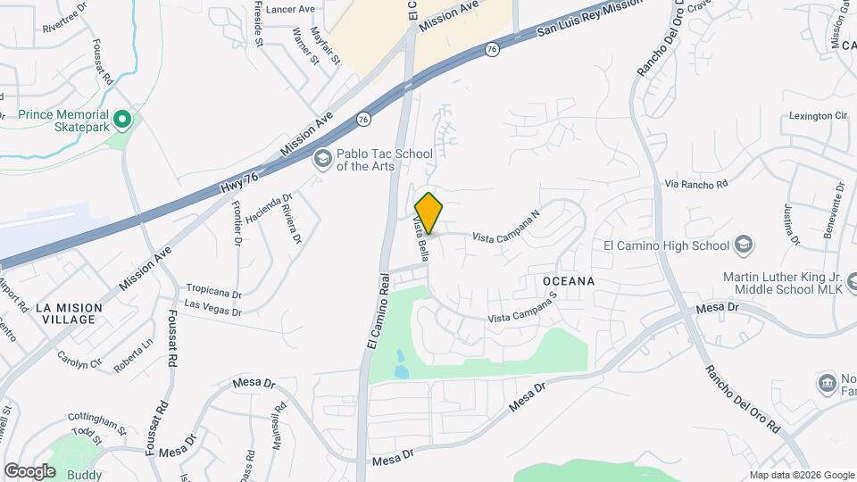 3621 Vista Campana N Map and Location Details