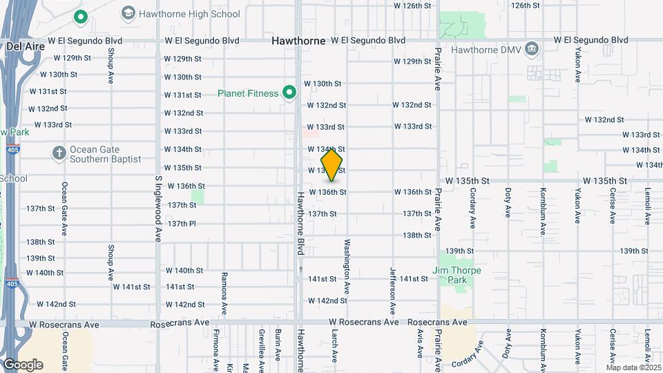4343 W 136th St Map and Location Details