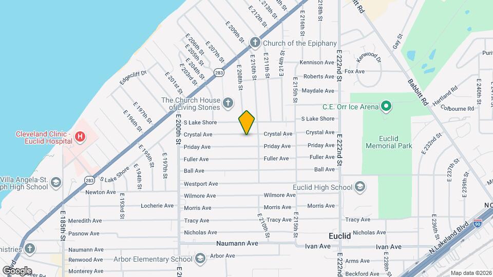 20900 Crystal Ave Mapa y Detalles de la Ubicación