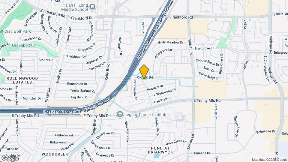 2622 Briar Hill Dr Map and Location Details
