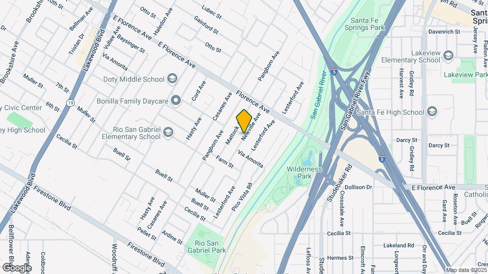 10331 Newville Ave Map and Location Details
