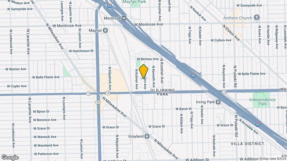 4048 N Kilbourn Ave Map and Location Details