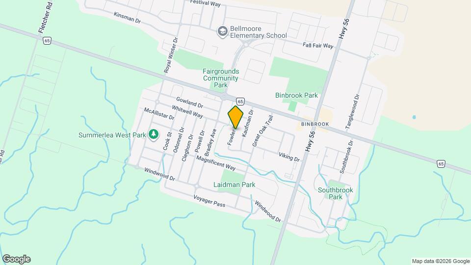 63 Fowler Dr Map and Location Details