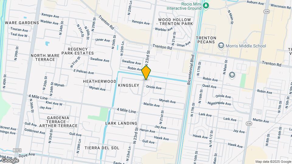 6720 N 23rd St Map and Location Details