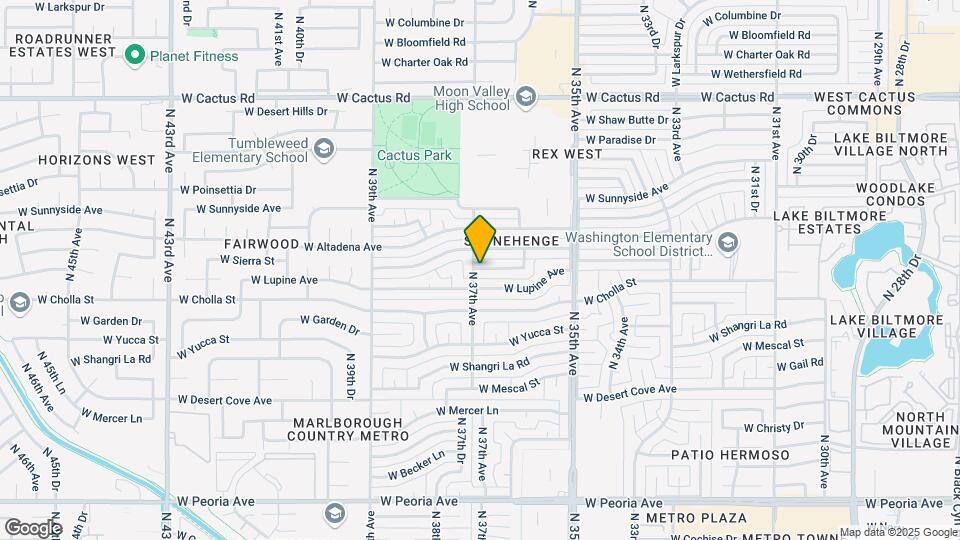 3151 W Cortez Ave Map and Location Details