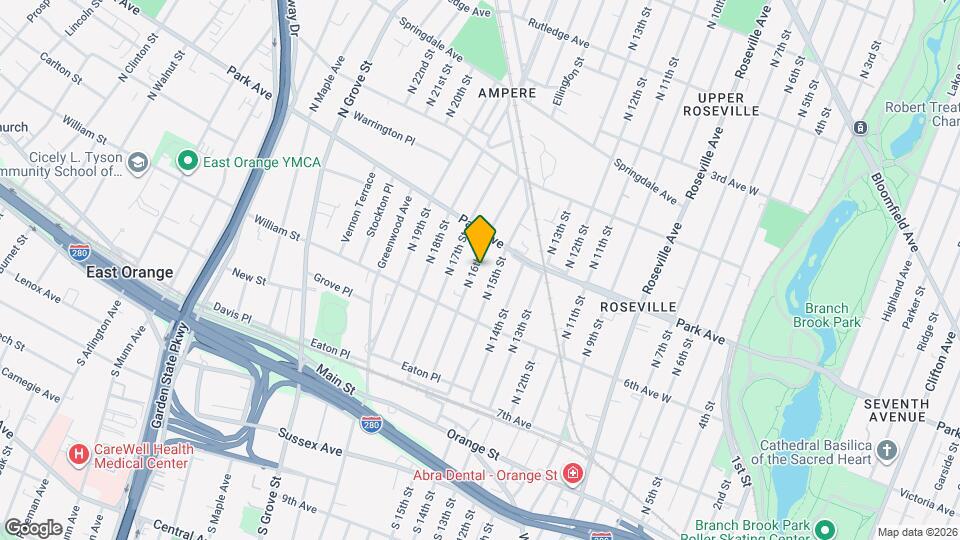 106 N 16th St Map and Location Details