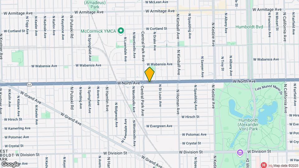 3535 W North Ave Map and Location Details