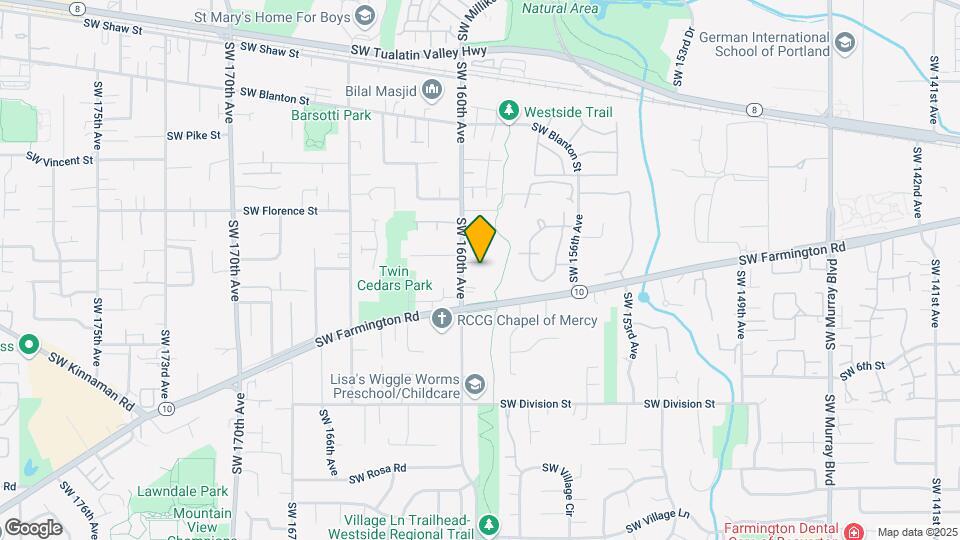4800 SW 160th Ave Map and Location Details