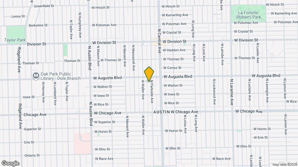 938 N Parkside Ave, Unit Parkside/Augusta 2nd fl Map and Location Details