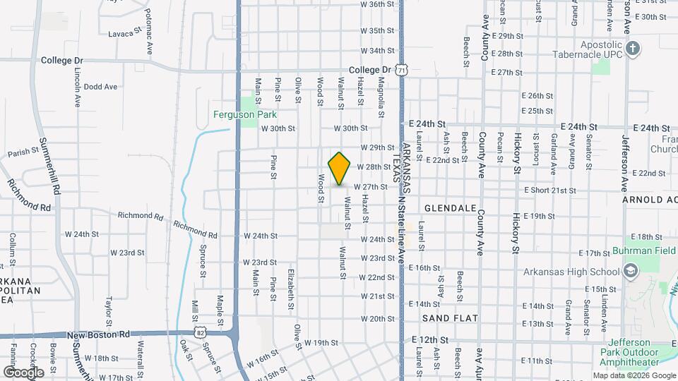 411 W 27th St Map and Location Details