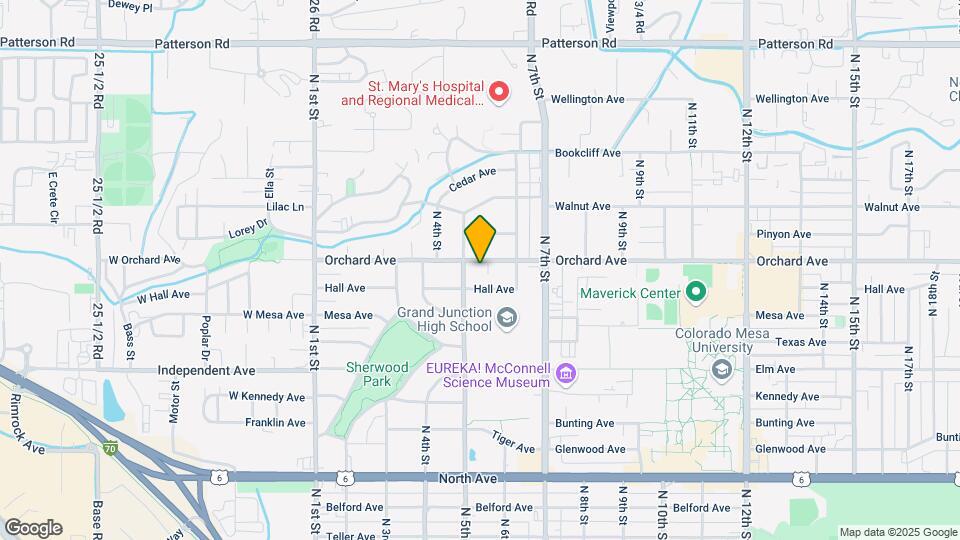 525 Orchard Ave Map and Location Details