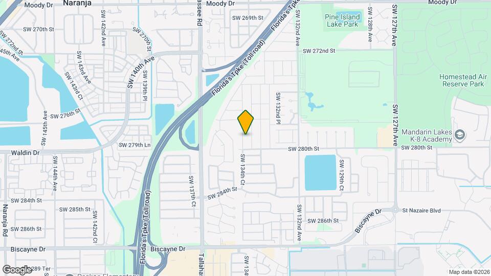 27901 SW 134th Ct Map and Location Details