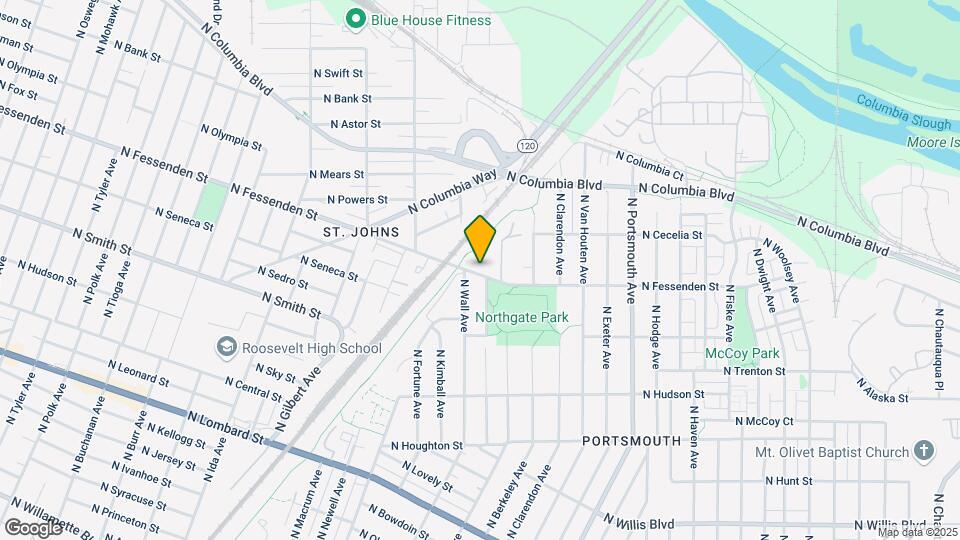 6039 N Fessenden St Map and Location Details