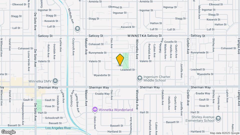 20227 Leadwell St Map and Location Details