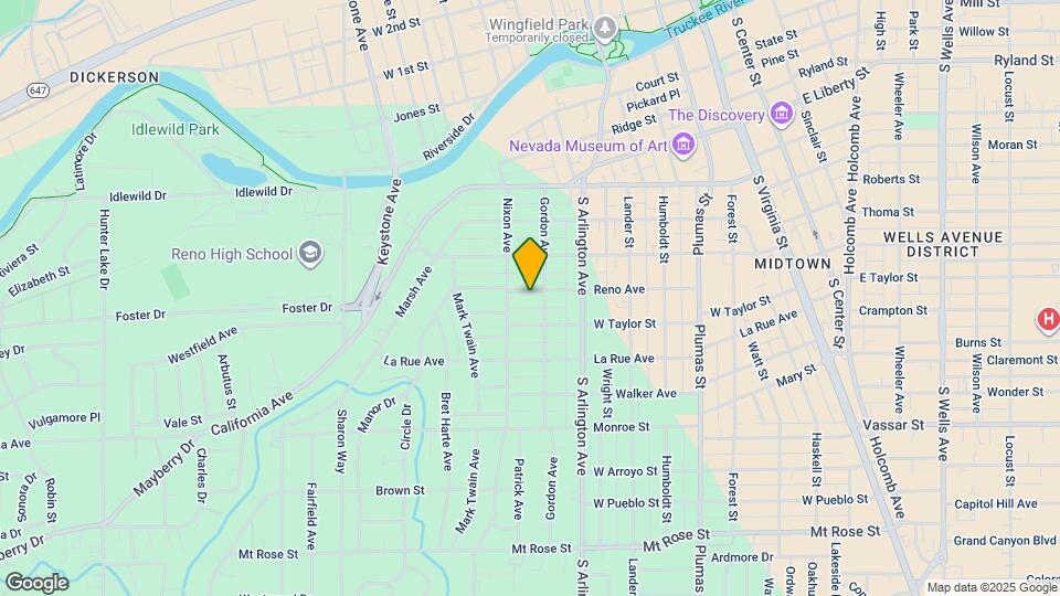 574 Reno Ave Map and Location Details
