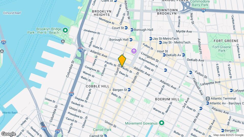 210 Pacific St Map and Location Details