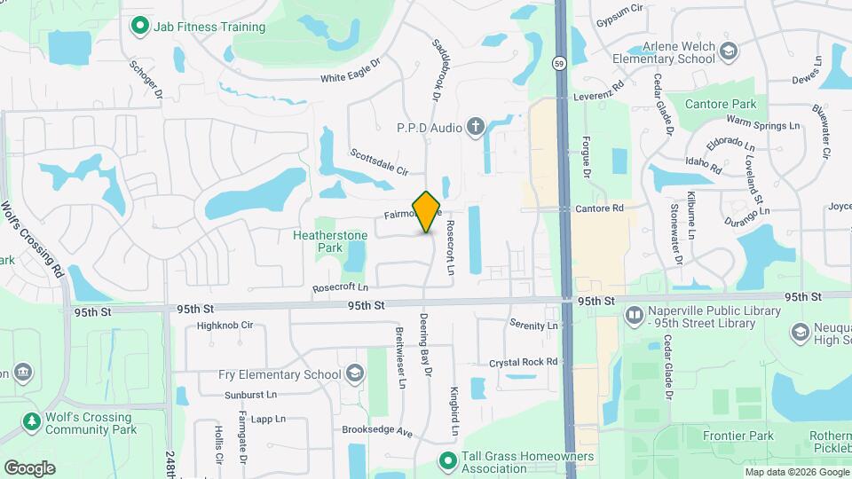 3404 Interlochen Ln Map and Location Details