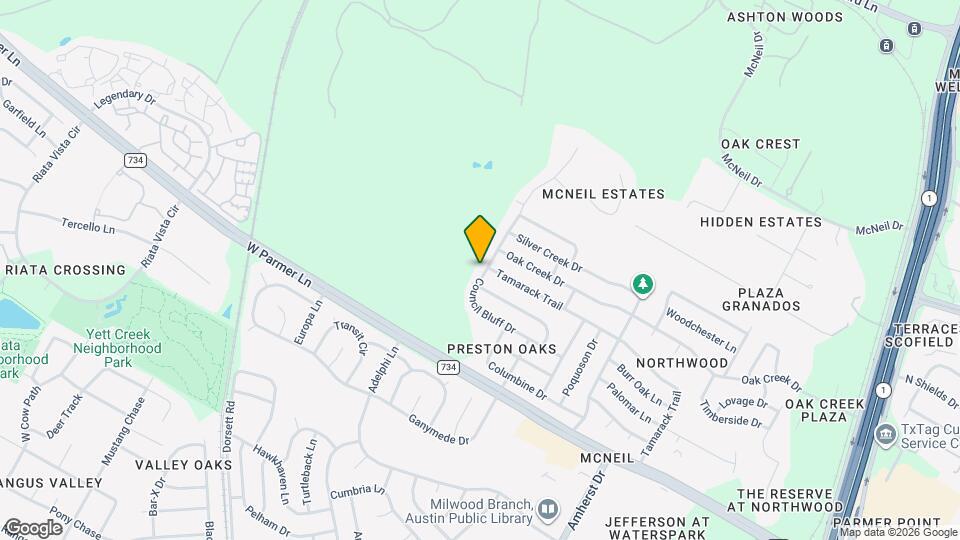 12910 Council Bluff Dr Map and Location Details