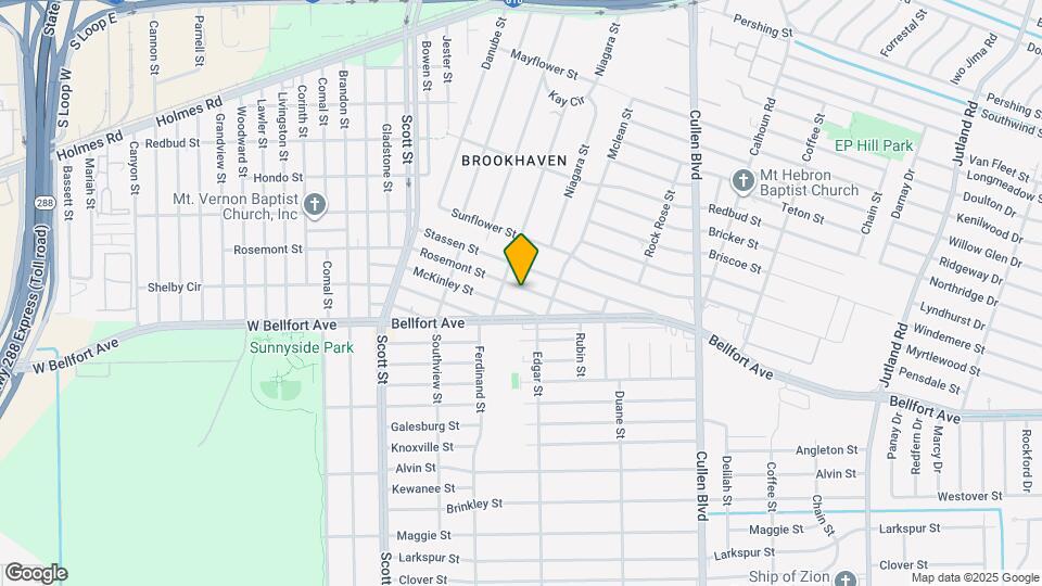 4410 Rosemont St Map and Location Details