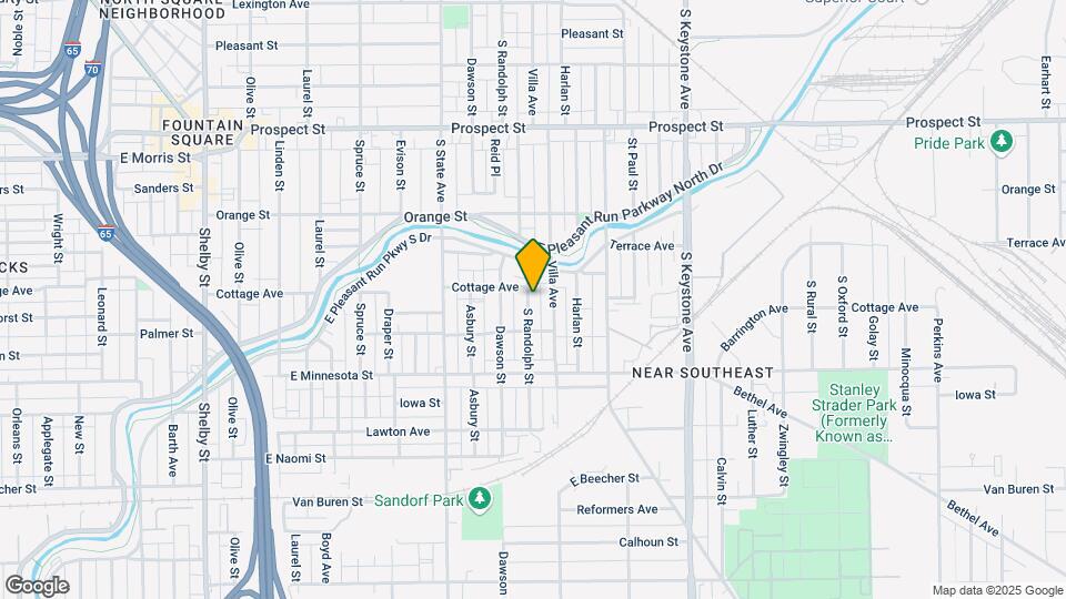 1509 S Randolph St Map and Location Details