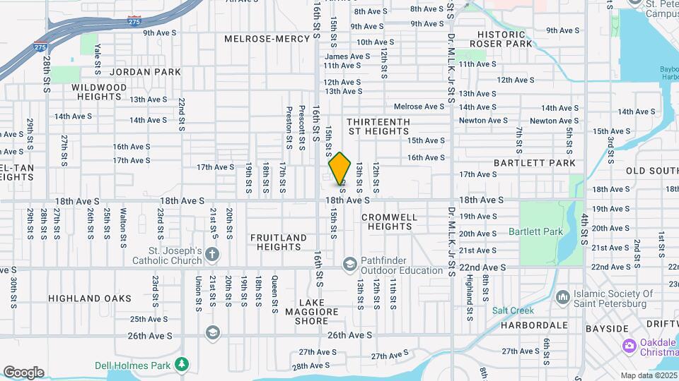 1701 14th St S, Unit A Map and Location Details