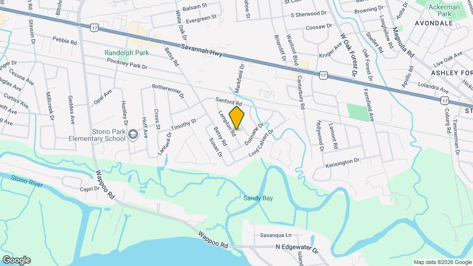 14 Lampton Rd Map and Location Details