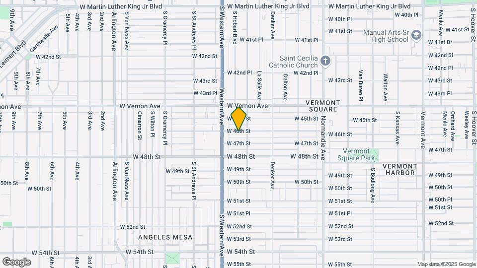1618 West 46th Street Map and Location Details