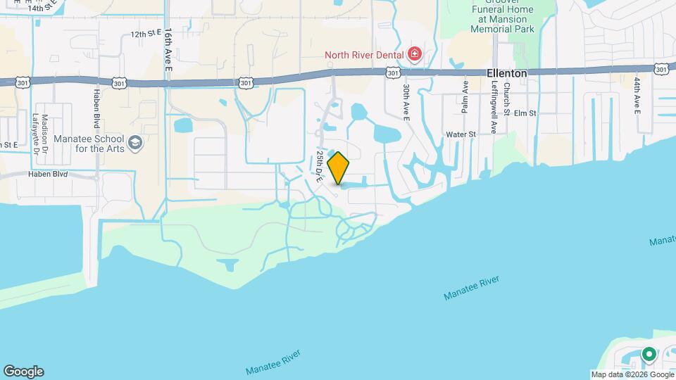 406 25th Dr E Map and Location Details