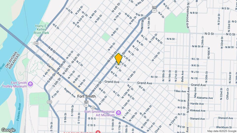 601 N 12th St Mapa y Detalles de la Ubicación