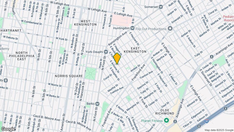 2018 E York St Map and Location Details