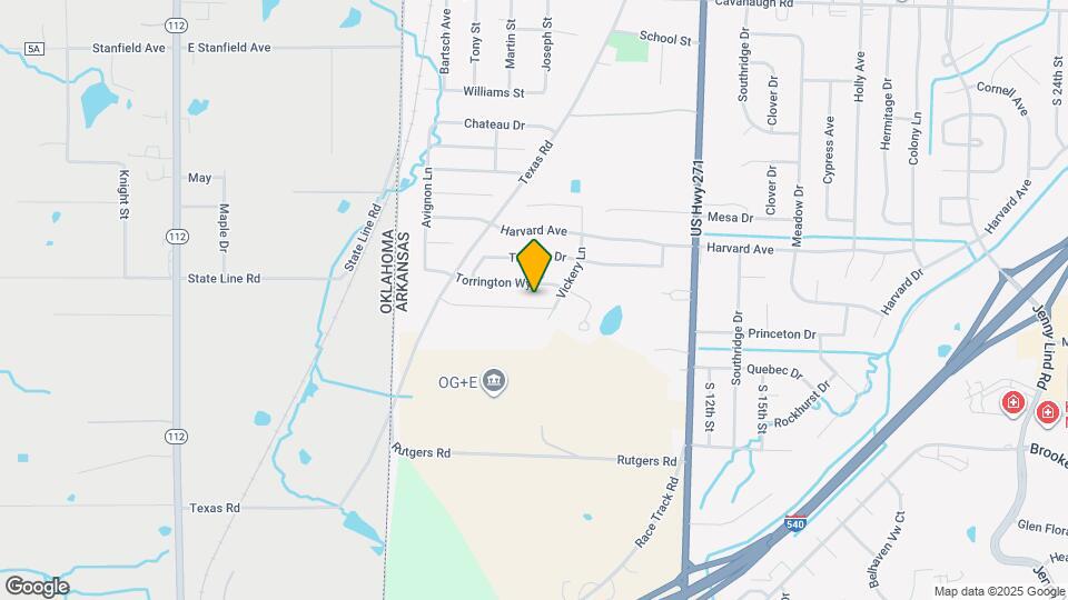 615 Ridge Point Dr Mapa y Detalles de la Ubicación