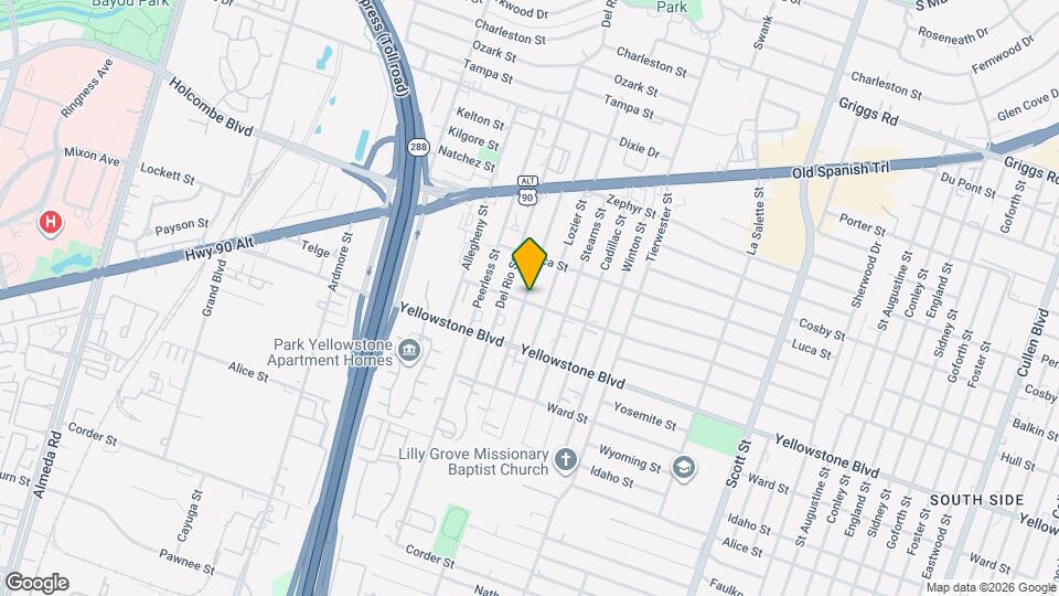 3411 Daphne St Map and Location Details