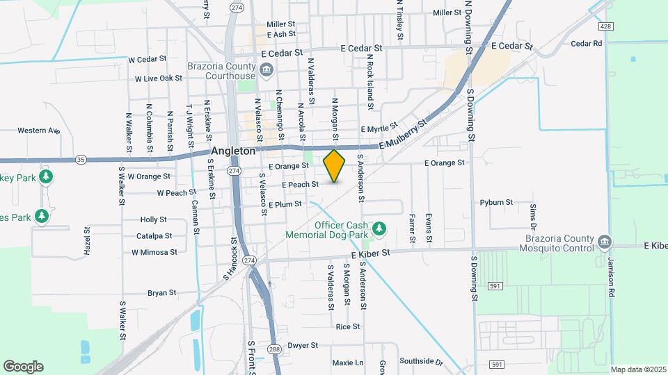 436 E Peach St Map and Location Details