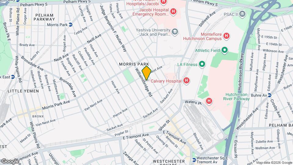 1644 Williamsbridge Rd Map and Location Details