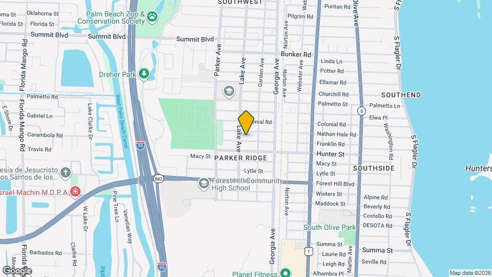 721 Franklin Rd Map and Location Details