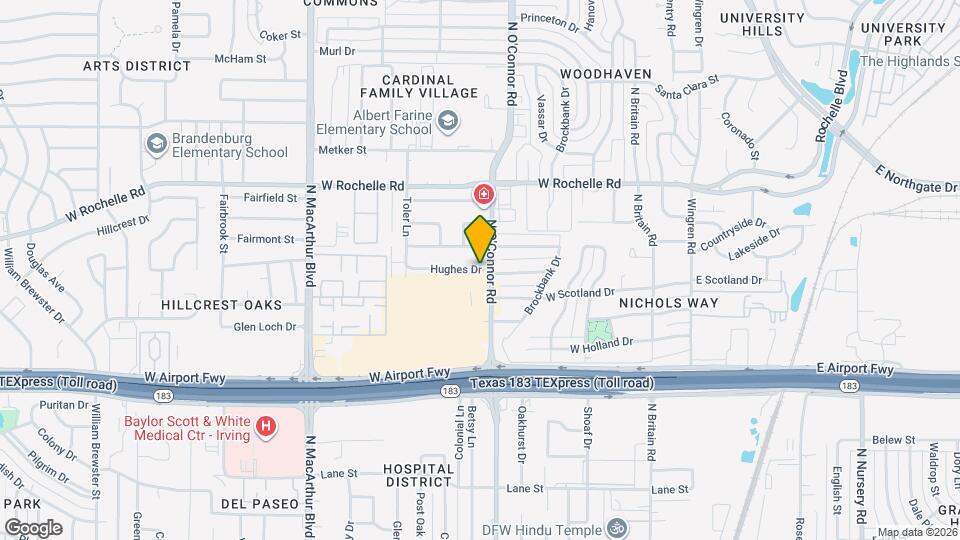 5106 Hughes Dr Map and Location Details