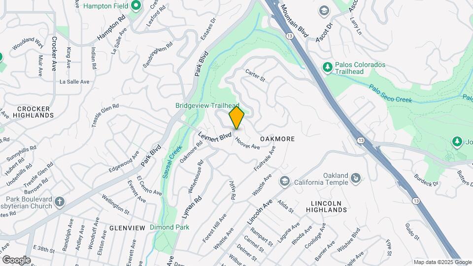 1707 Leimert Blvd Map and Location Details