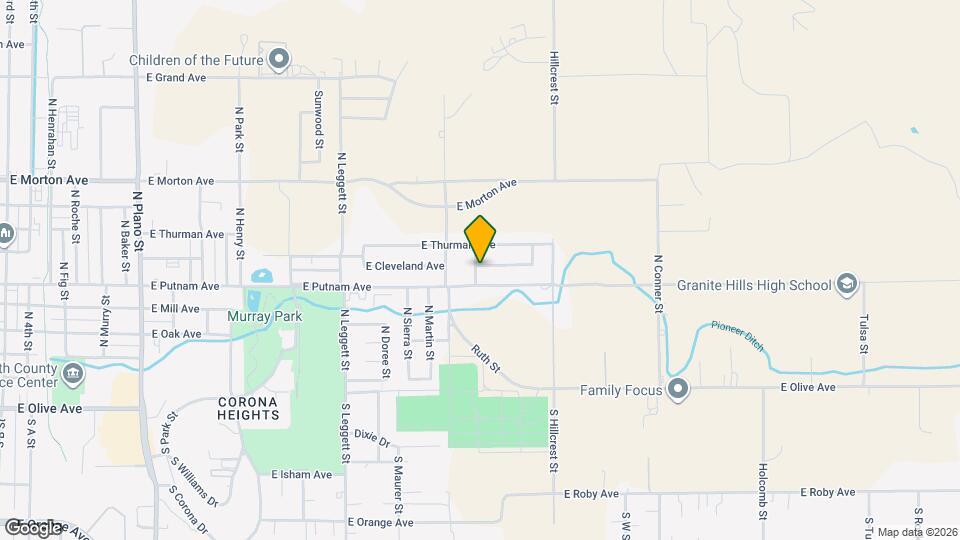 1061 E Cleveland Ave Map and Location Details