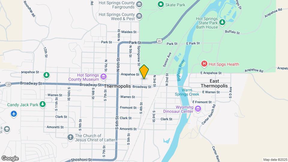 327 Arapahoe St Map and Location Details