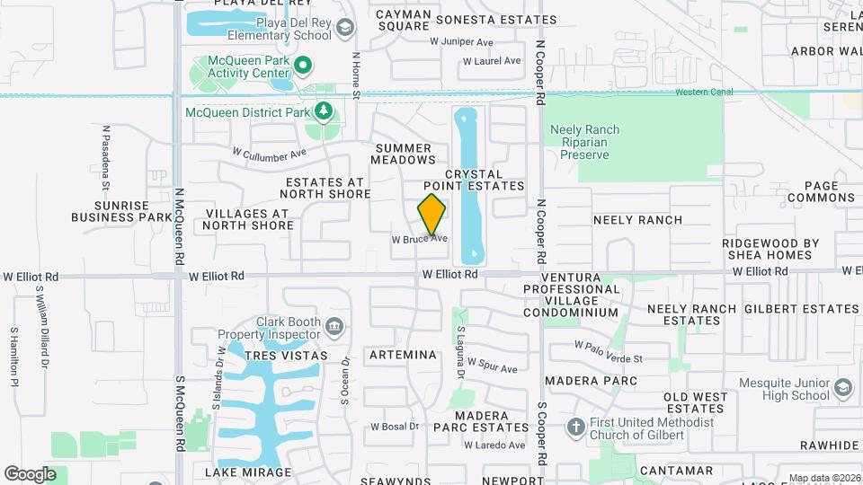 1053 W Bruce Ave Map and Location Details